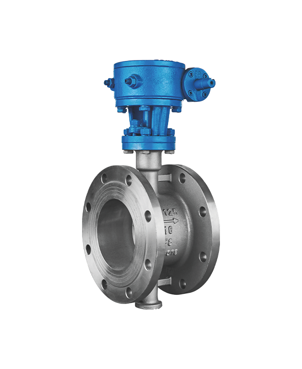 Fluorine lined butterfly valve