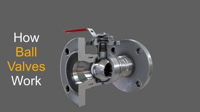 How does a ball valve work?