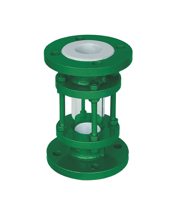 Fluorine lined eye cup