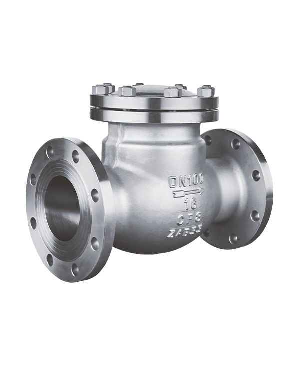 Fluorine lined check valve